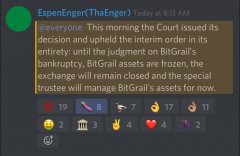 因为意大利法院坚持中止，BitGroil交易所
