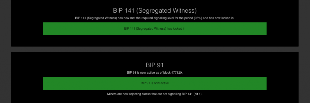 Fork Wars: Segwit Lock-In and Communication Breakdown